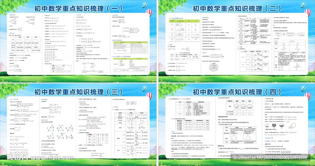 初中数学知识梳理