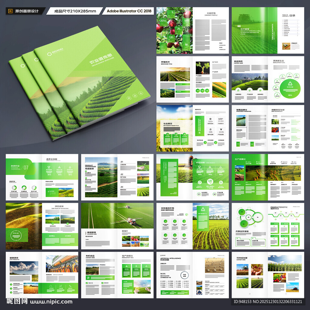 农业合作社画册