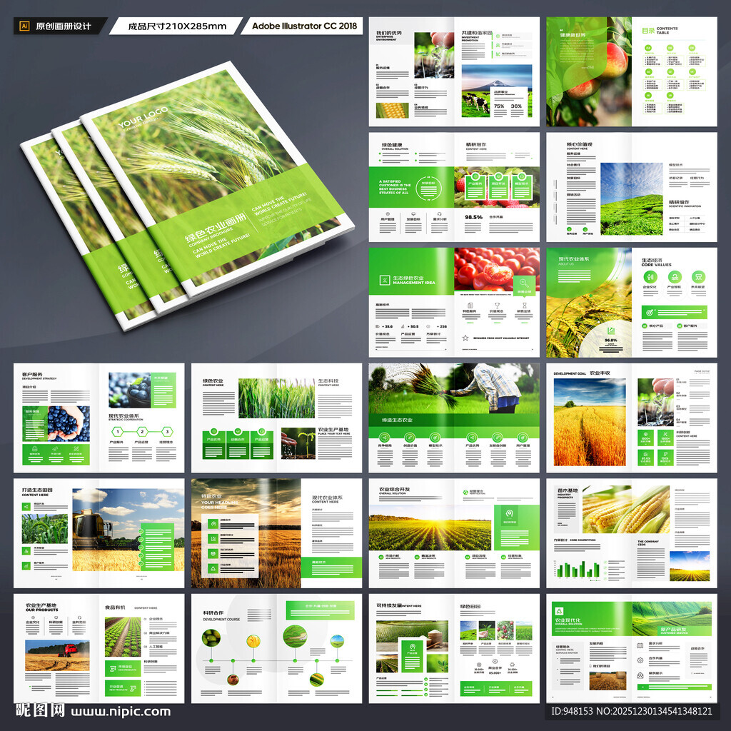 农业合作社画册