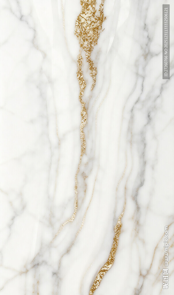 金纹白色大理石纹理
