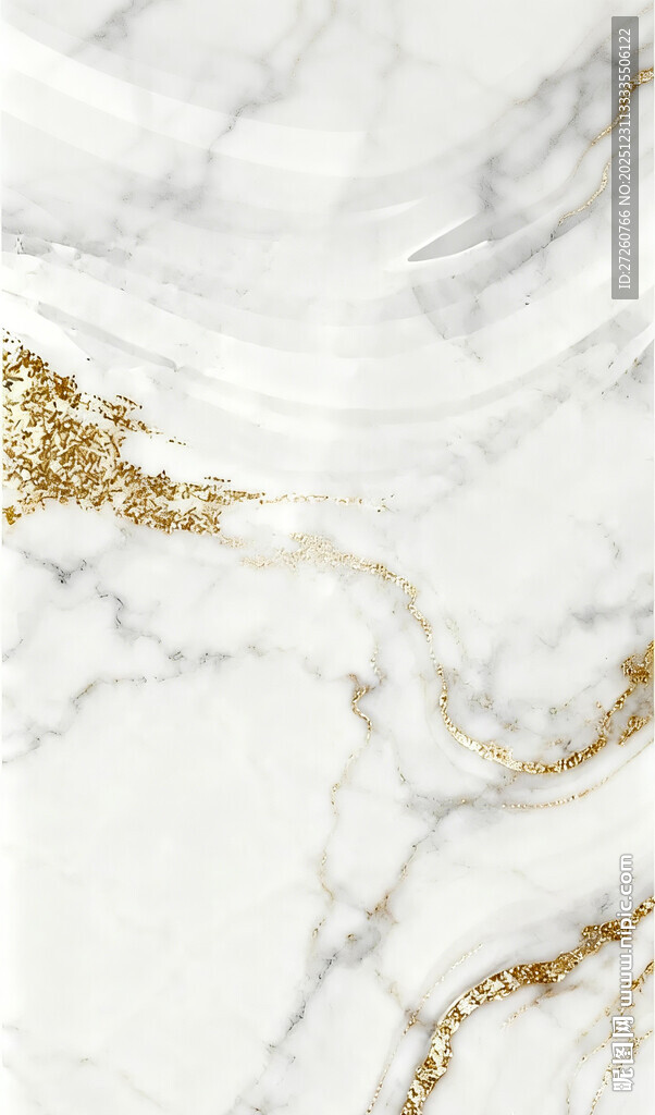 奢华金纹白色大理石纹理