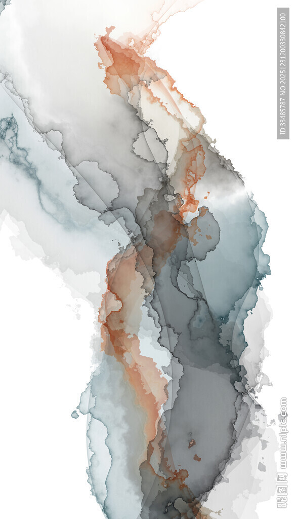 水墨抽象艺术纹理画面