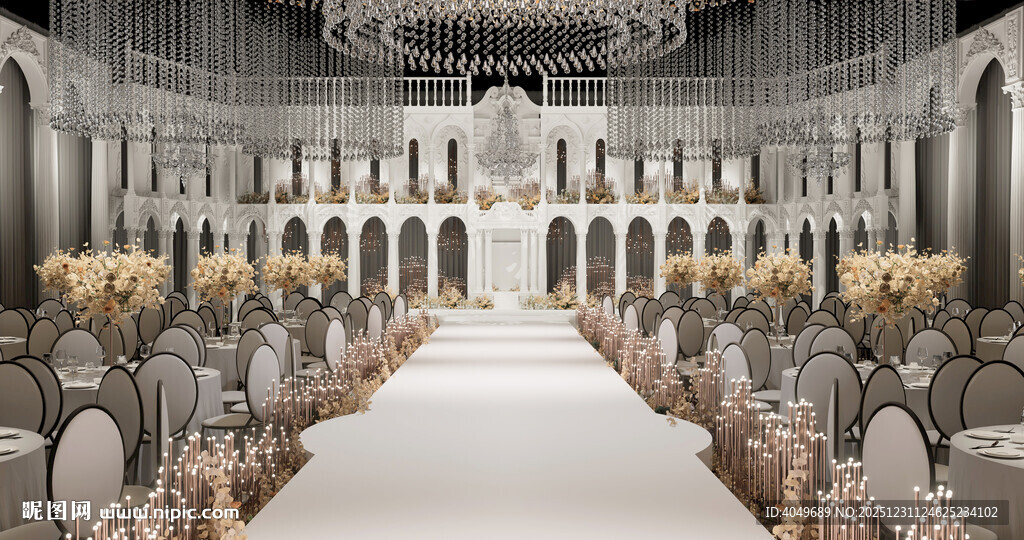 香槟金主题婚礼