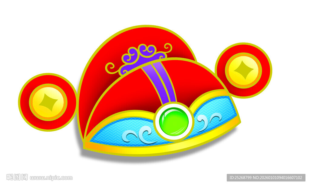 卡通多彩儿童玩具帽子