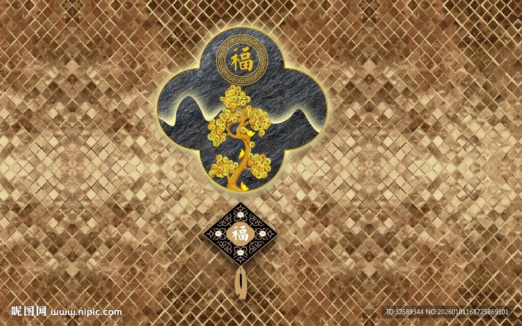 中式传统精美刺绣图案