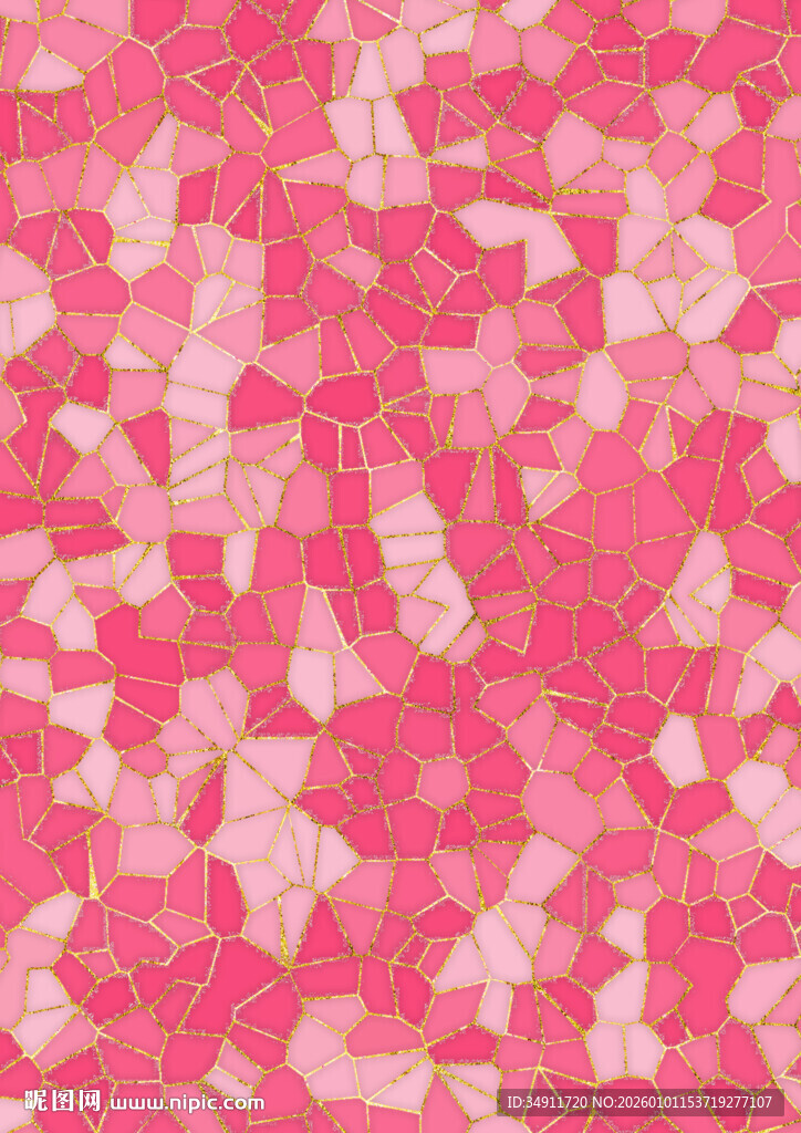 粉色马赛克纹理背景图案
