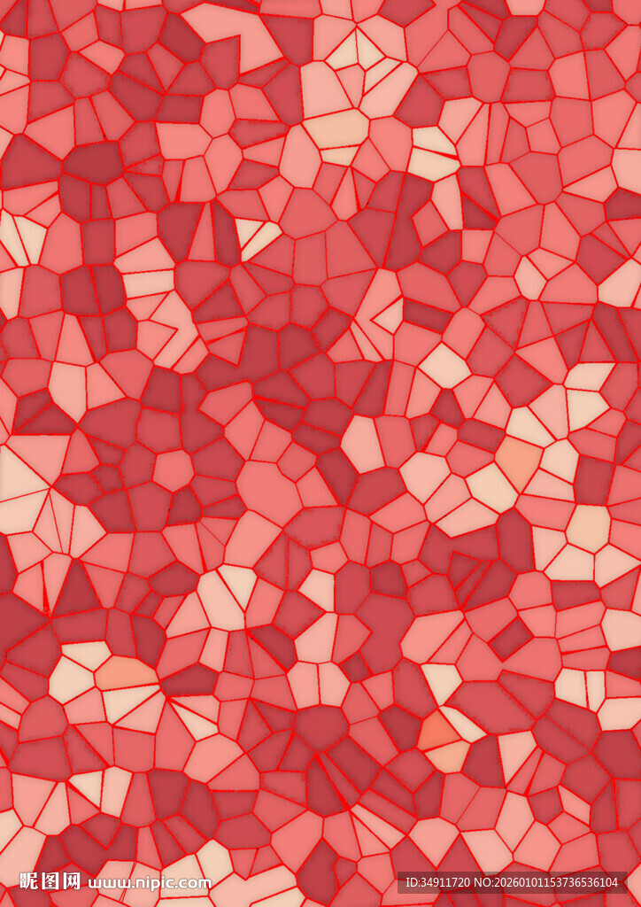 红色碎块纹理背景图案