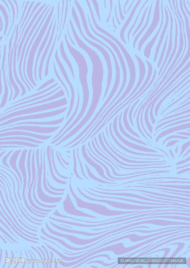 淡蓝粉渐变波纹纹理图案