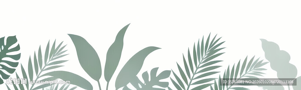 雾气磨砂膜效果绿植贴图