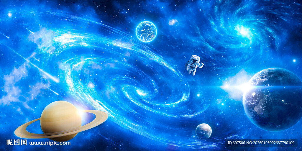 银河黑洞宇宙星空外太空星球背景