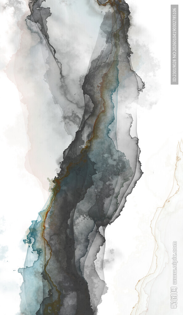 水墨抽象线条艺术