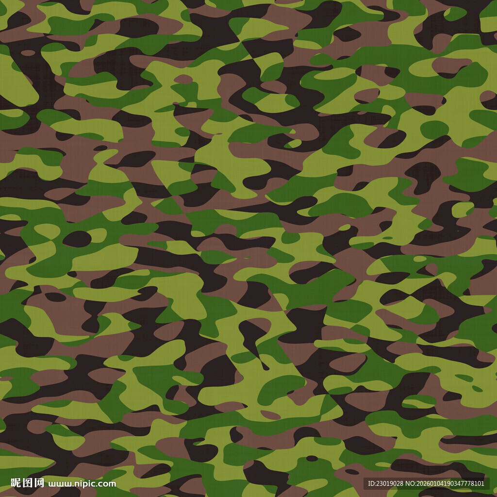 迷彩无缝拼接图案