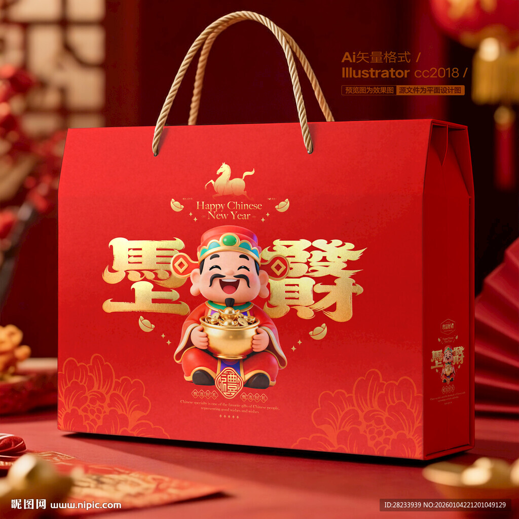 新年礼盒 年货包装