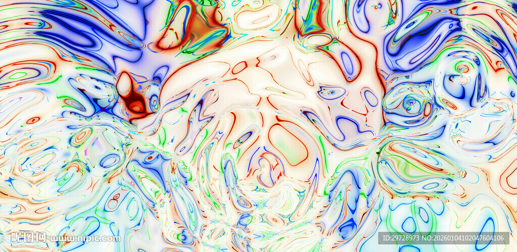 梦幻抽象色彩艺术图案