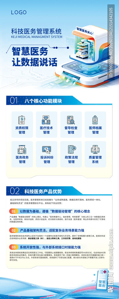 科技医疗服务介绍页