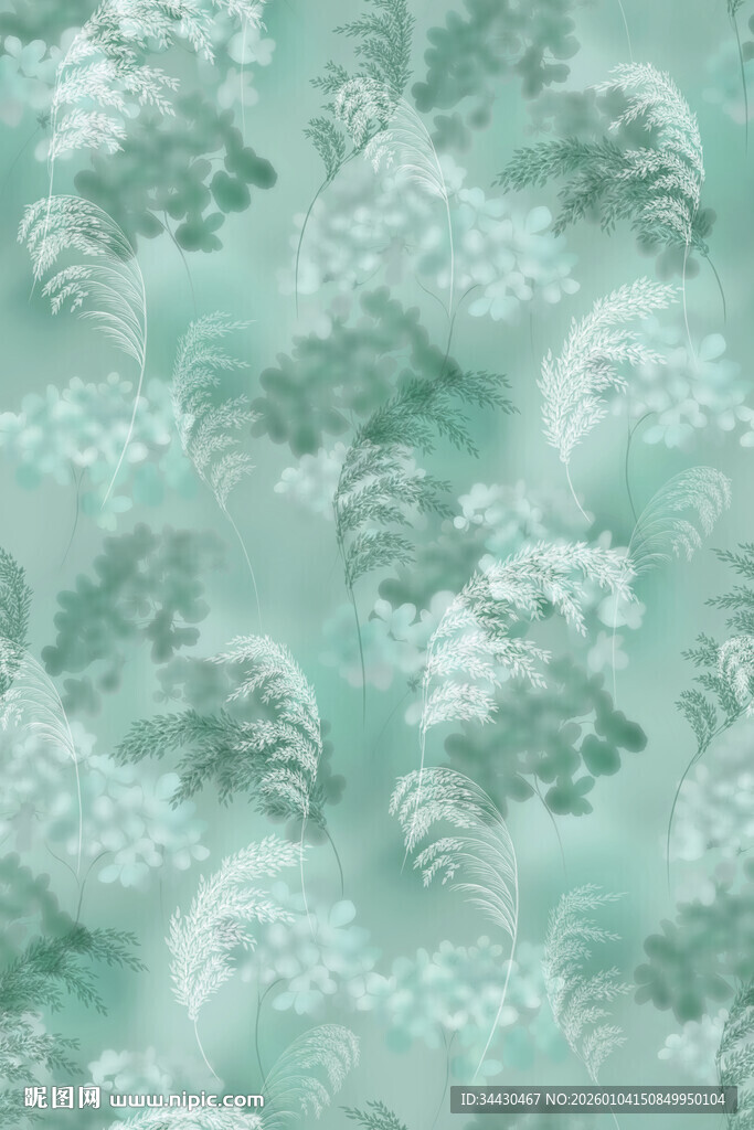 淡绿色抽象纹理图案背景