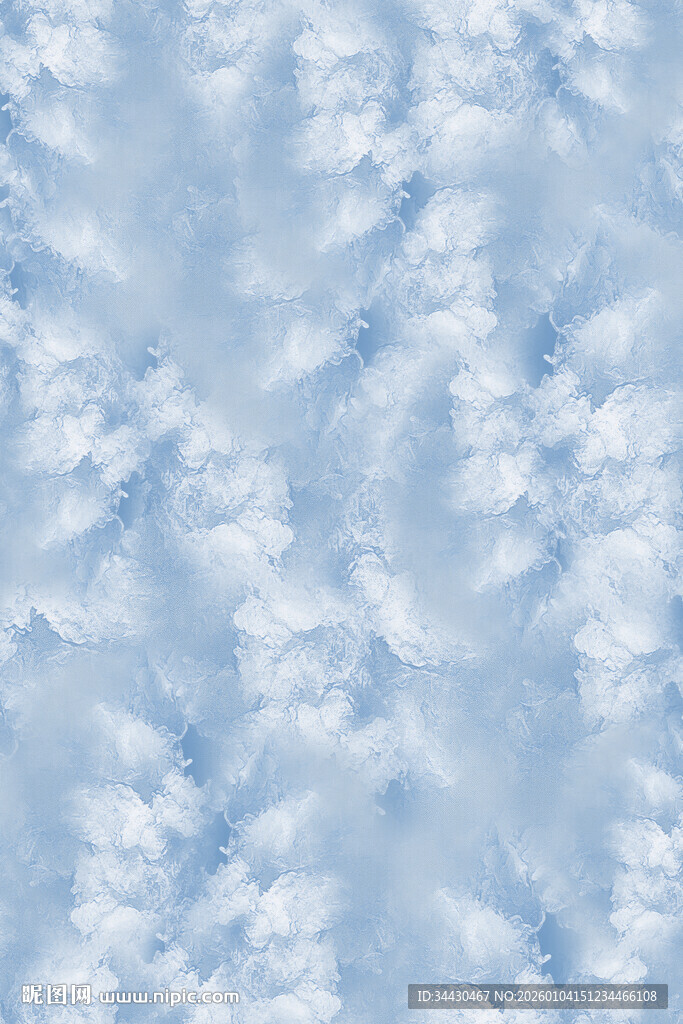 蓝天白云纹理背景图