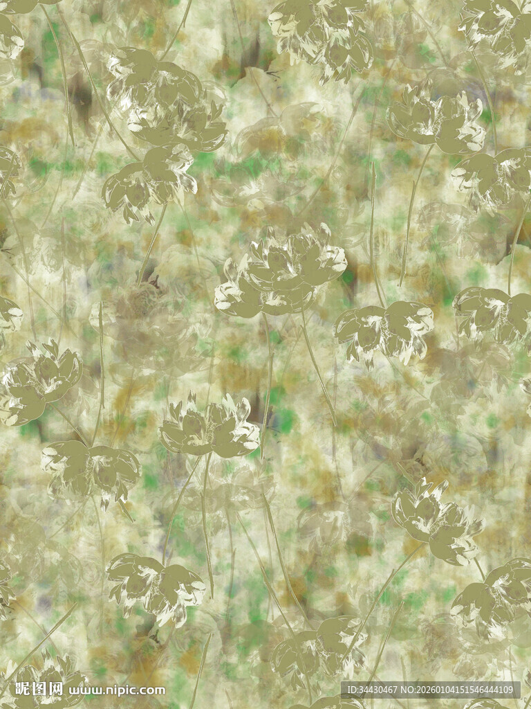 复古斑驳绿色纹理背景