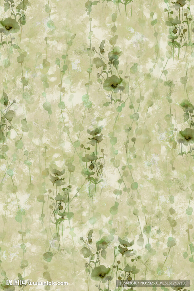 淡绿色斑驳纹理背景图