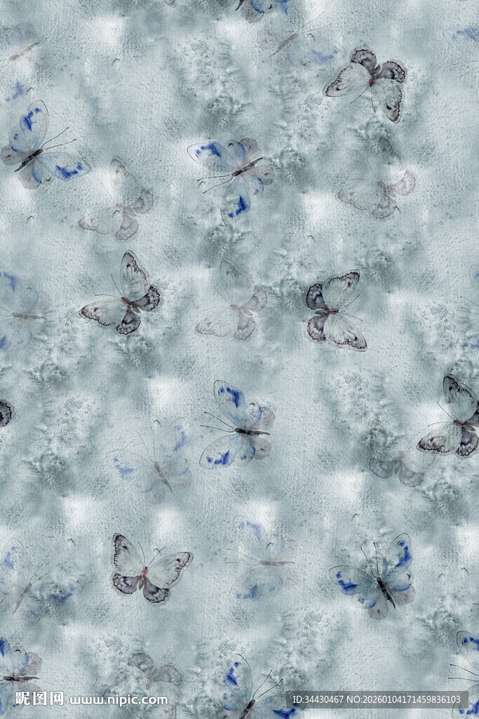 蓝白抽象纹理图案背景