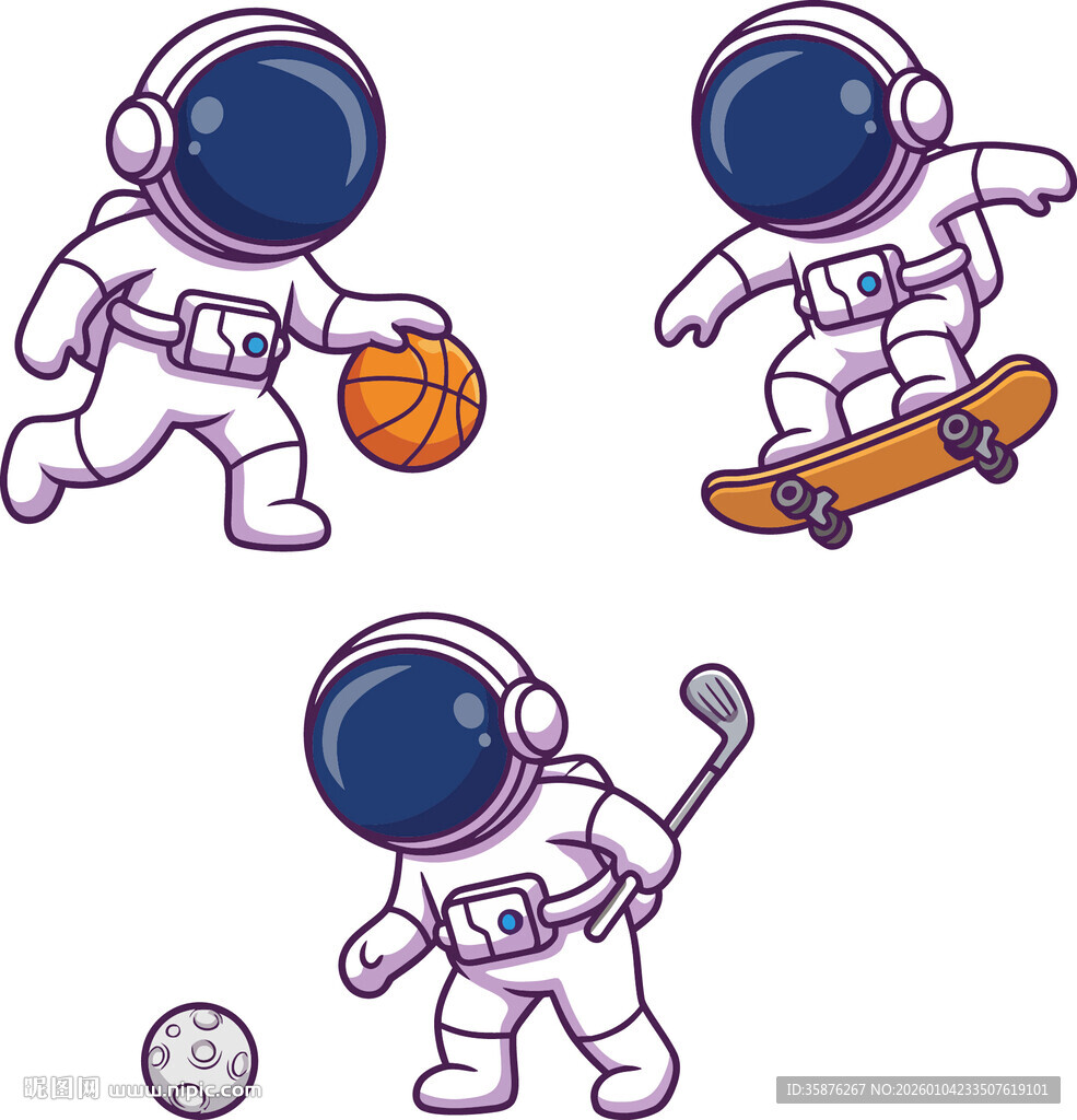 宇航员运动集合