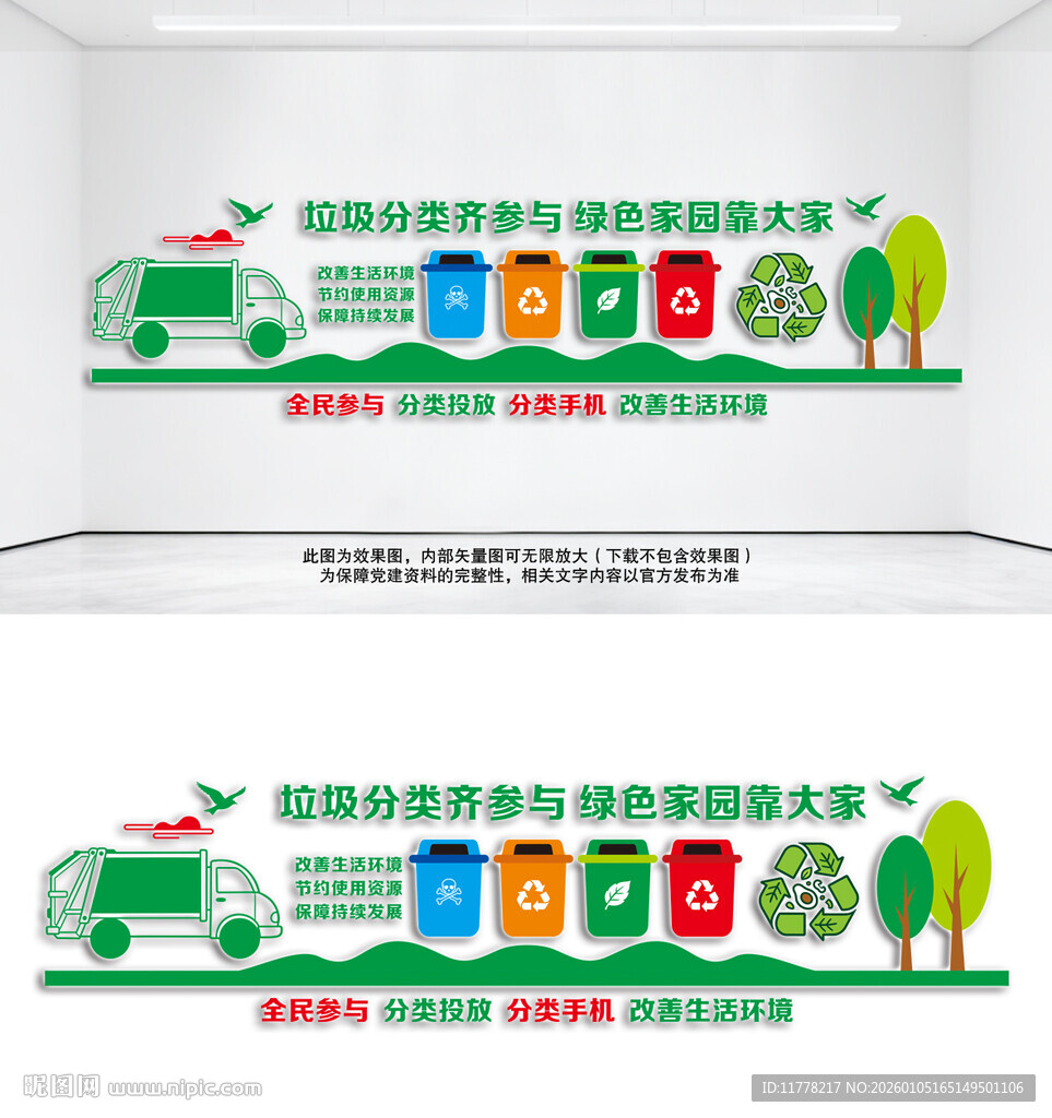 垃圾分类文化墙