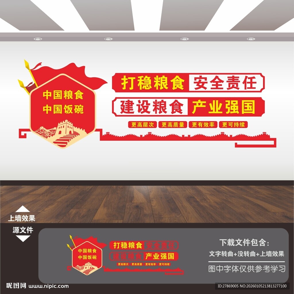 粮食安全文化墙