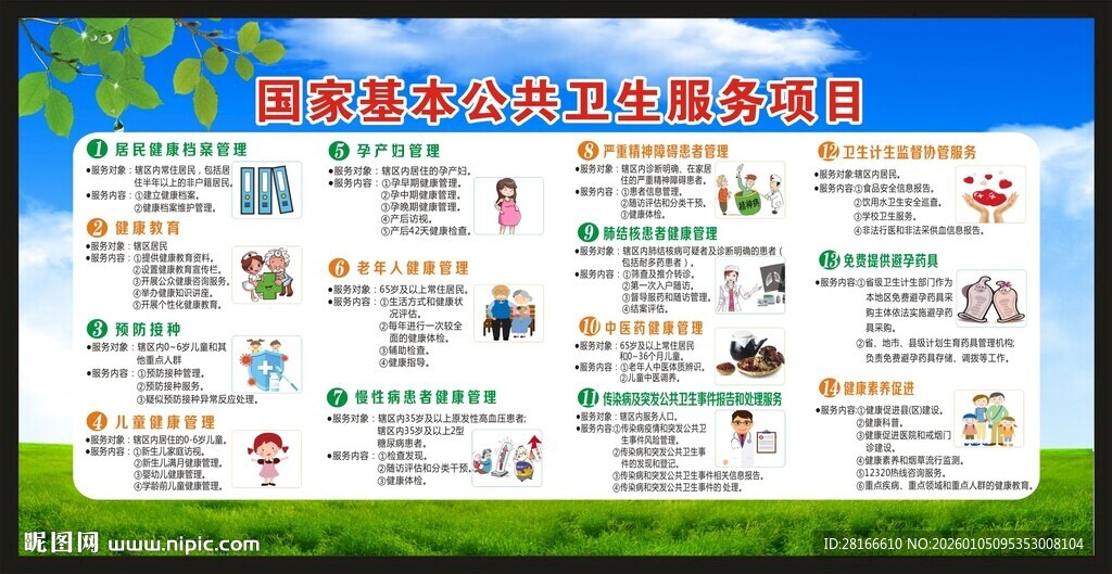国家基本公共卫生服务项目