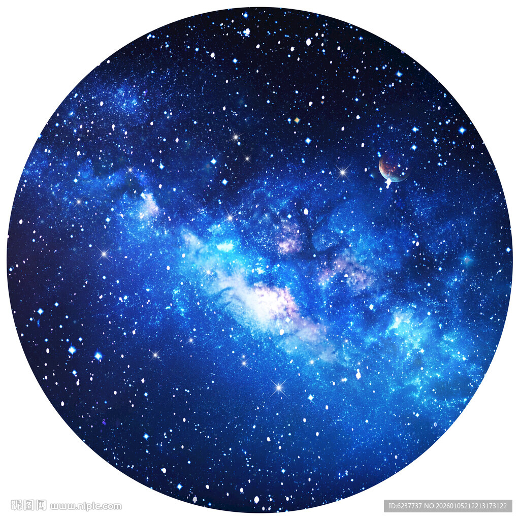 圆形星空背景吊顶