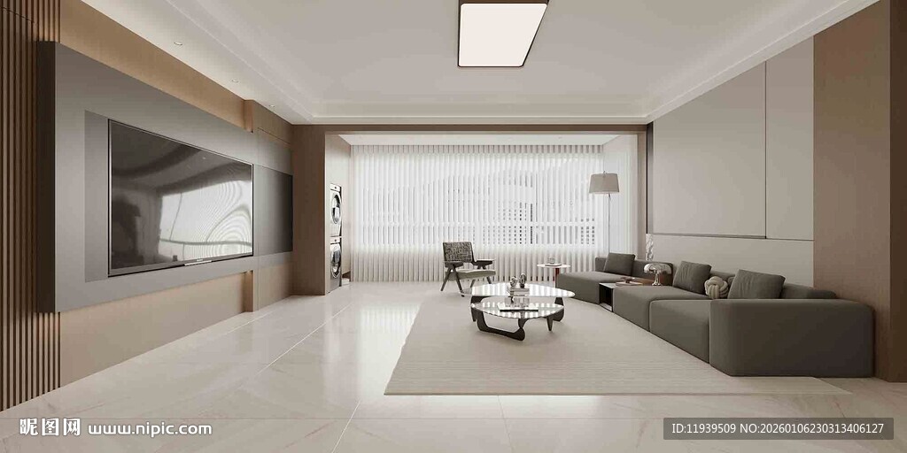 家具直播卖场背景画面