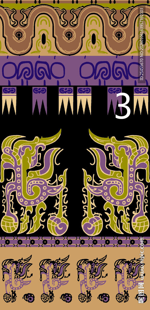 传统民族风图案装饰元素