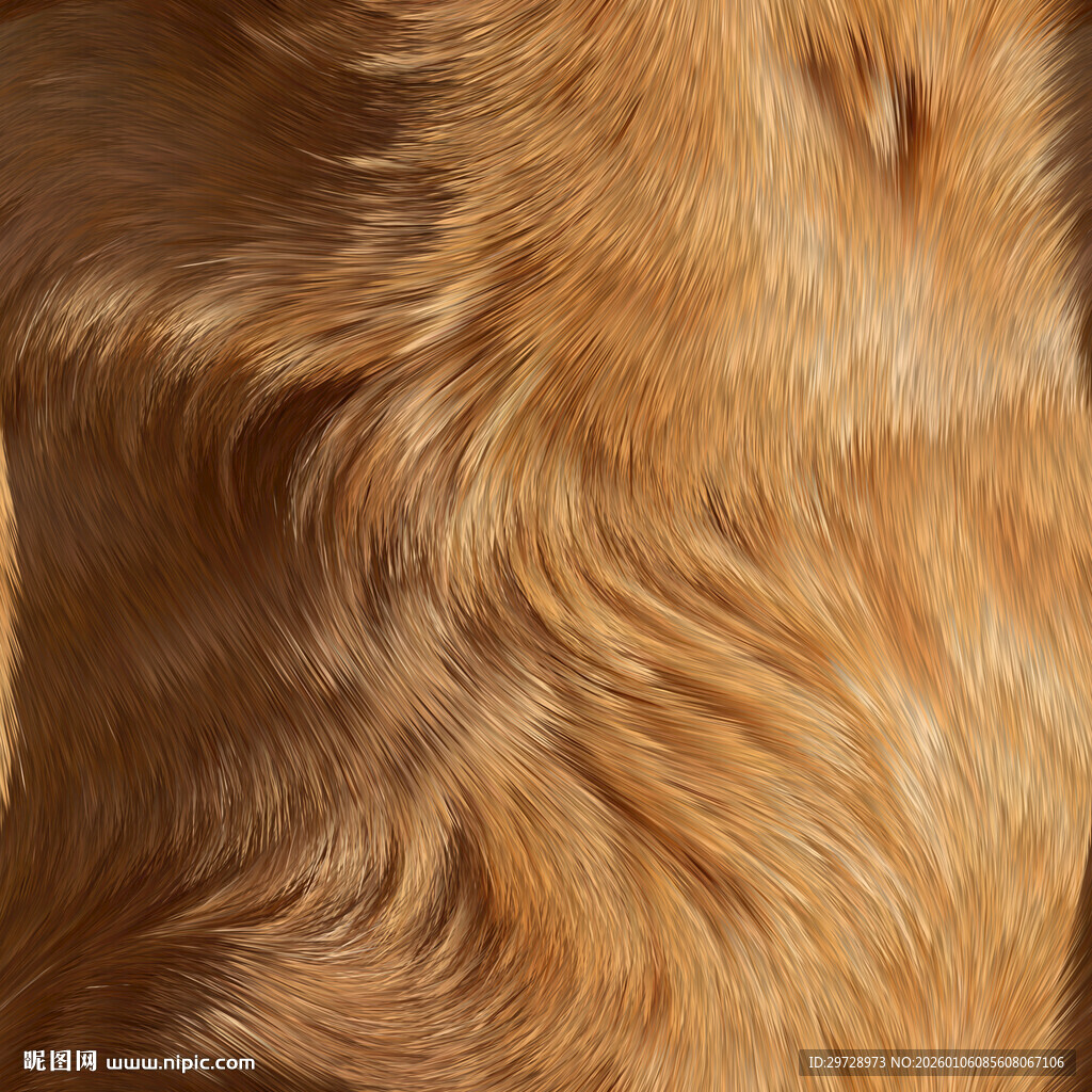 棕色动物毛发皮毛纹理