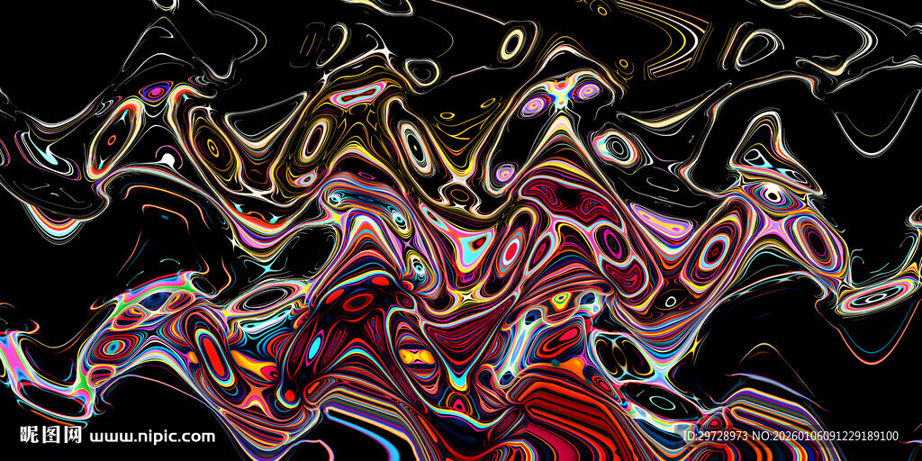 ktv酒吧抽象炫酷背景墙