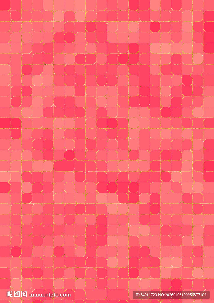 粉色像素风马赛克背景图