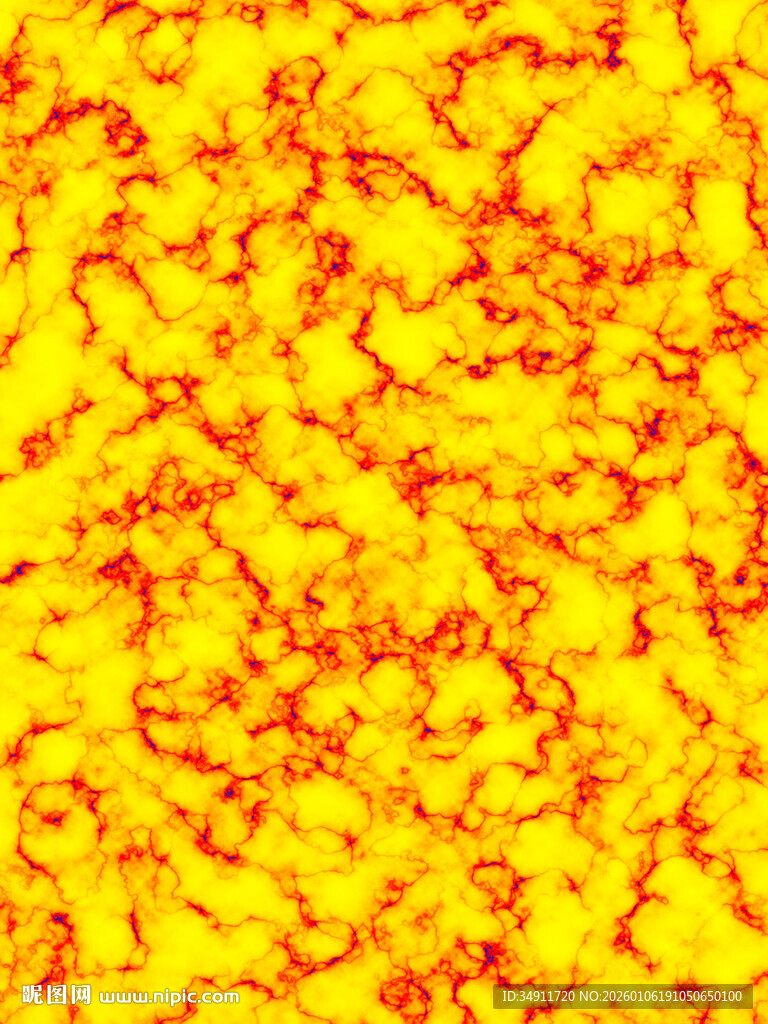 红黄抽象纹理图案