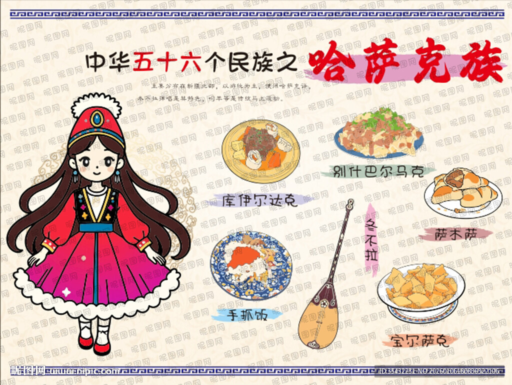 五十六个民族哈萨克族文化