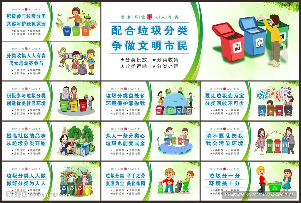 垃圾分类文化墙