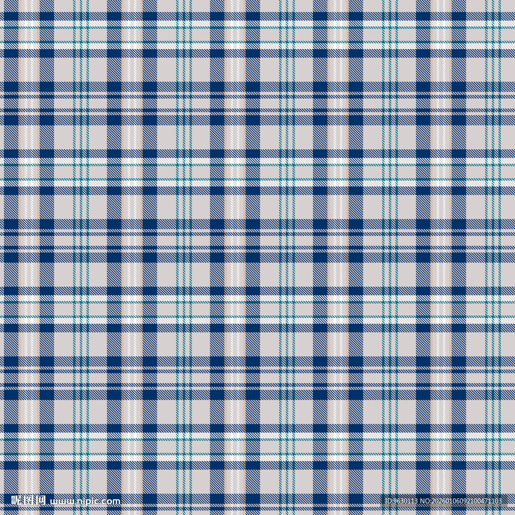 蓝白格子纹理图案