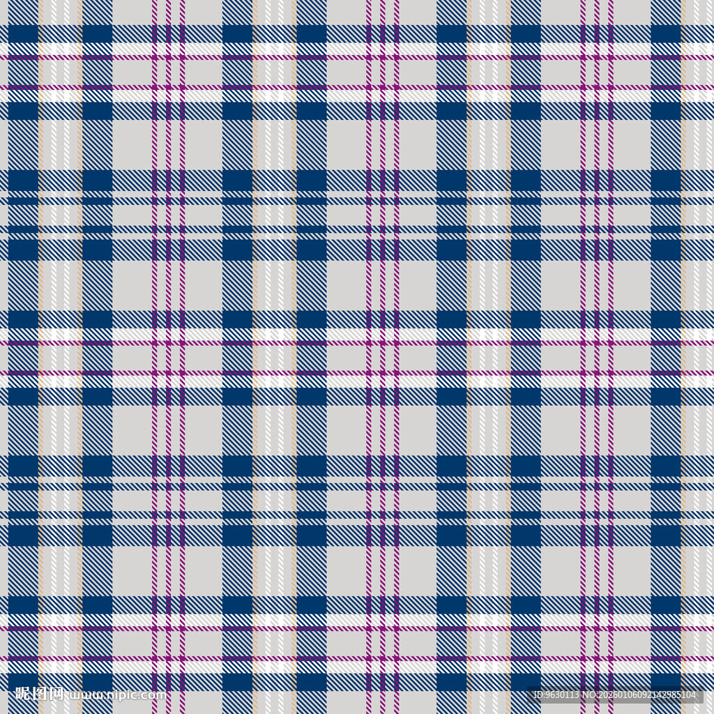 蓝粉格子纹理图案