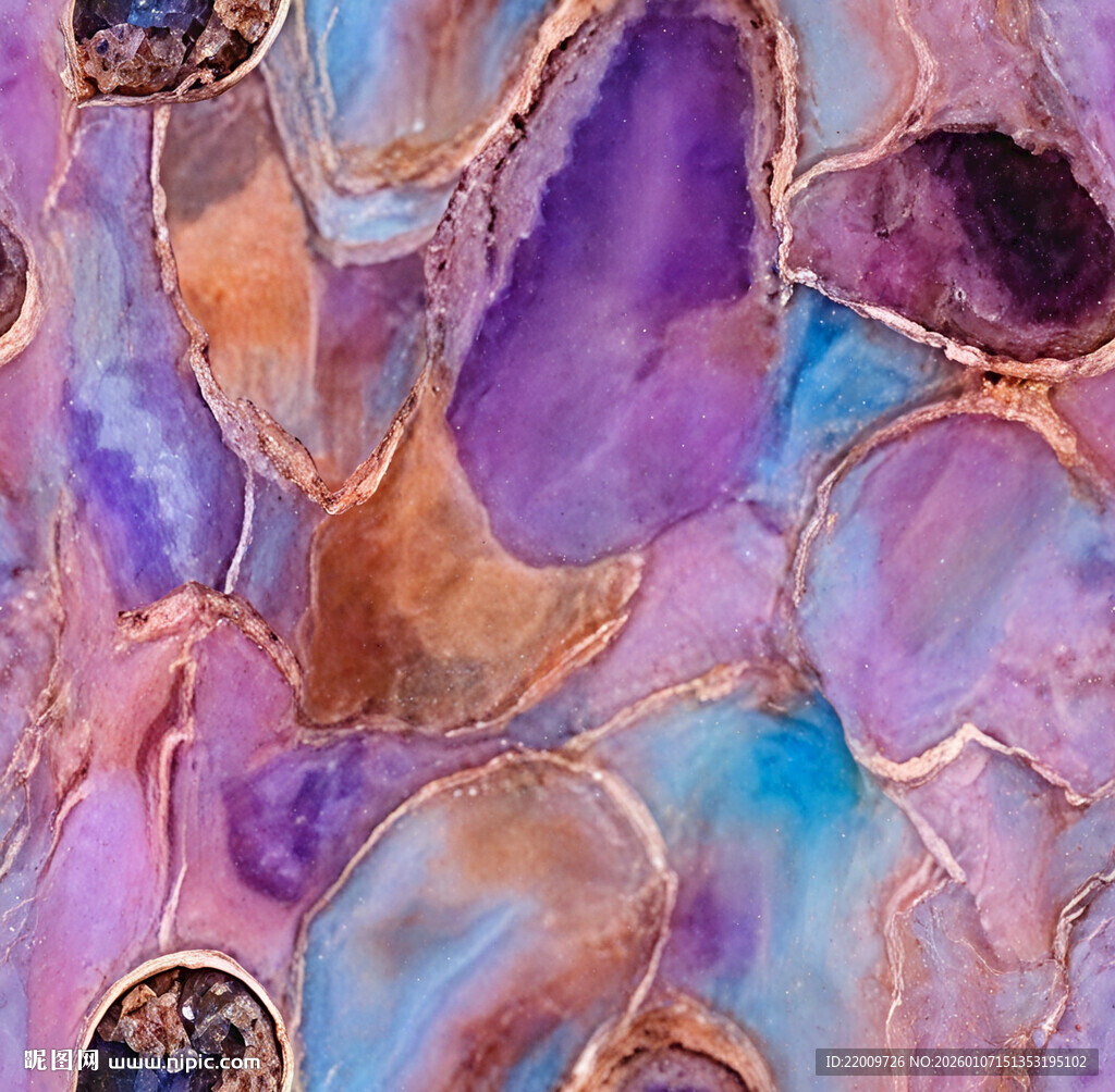 梦幻多彩流体艺术纹理