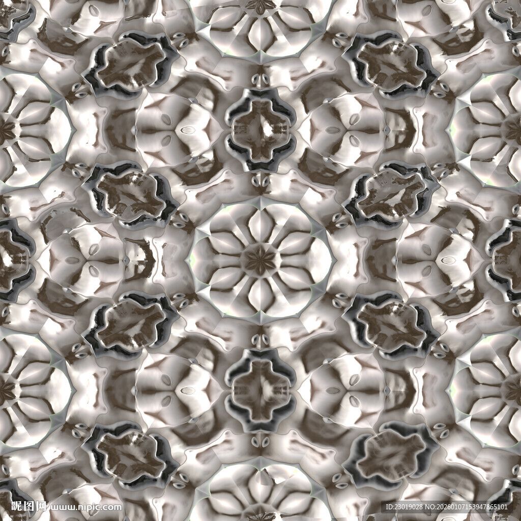 几何抽象花纹图案