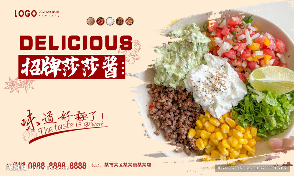 莎莎酱 美味莎莎酱 地道莎莎酱