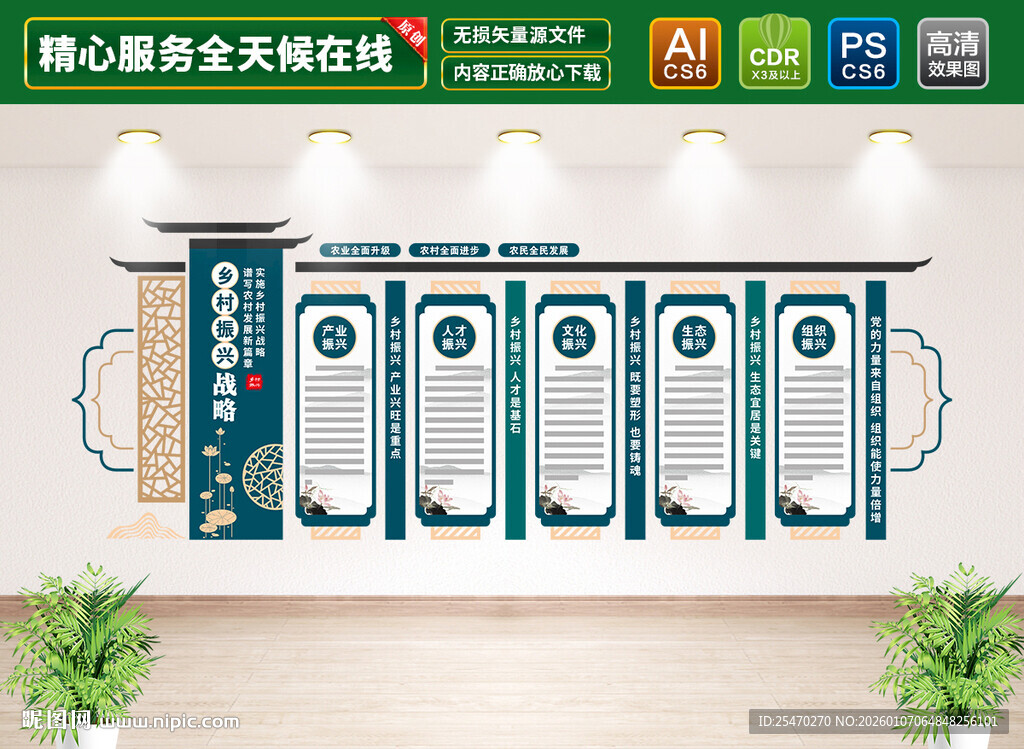 乡村振兴战略文化墙