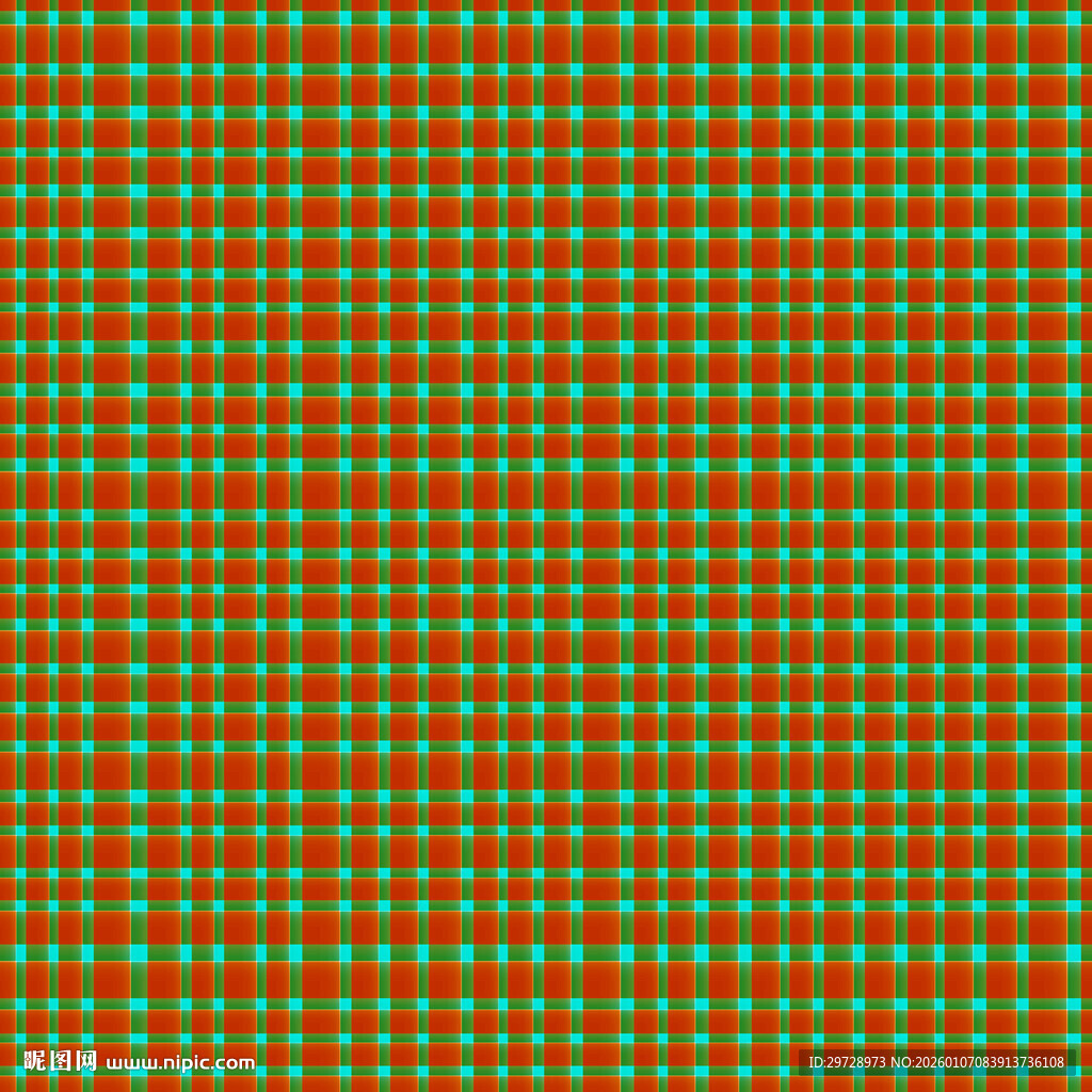 红绿格子纹理