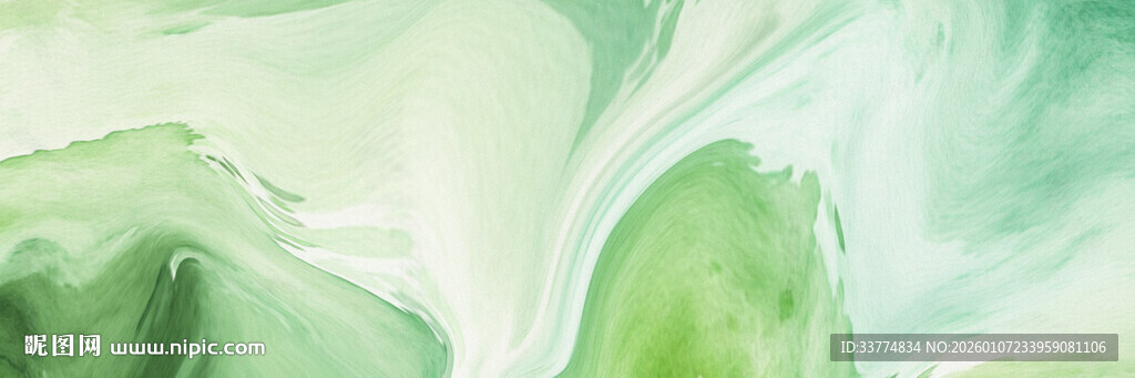 绿色抽象插画底图背景