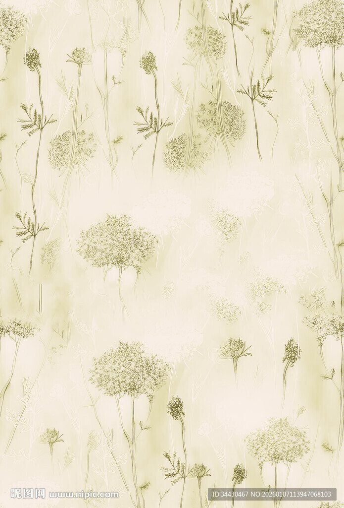 淡雅蒲公英背景图