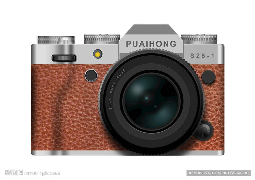 复古风相机PS绘制源文件
