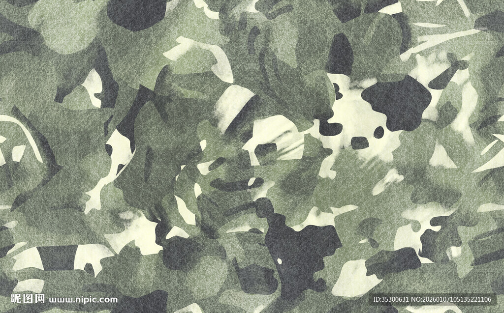迷彩图案纹理印花