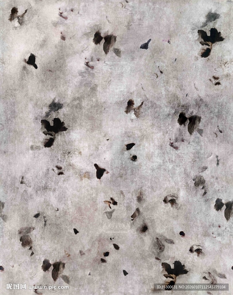 灰白斑点纹理石材印花扎染