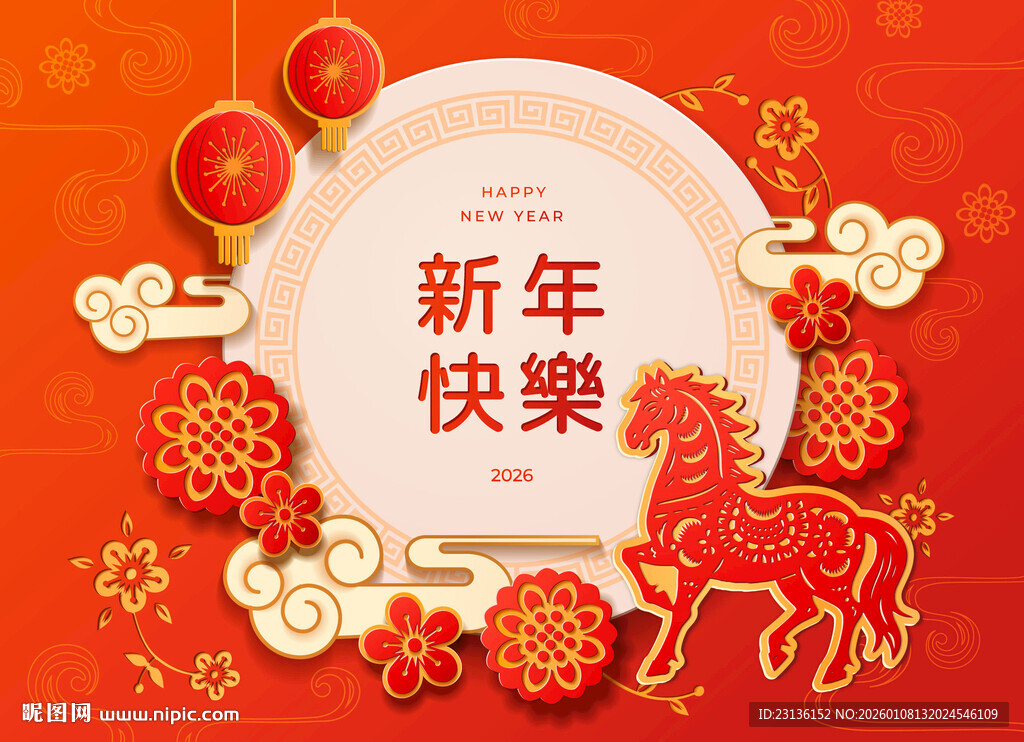 新年喜庆装饰图